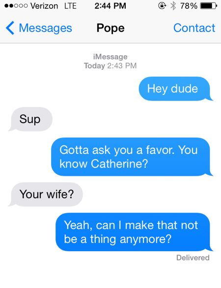 two texts that are being shared to someone on their cell phone, one says they're