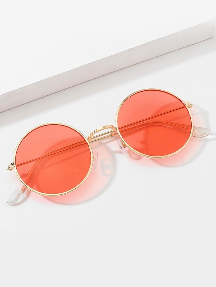 Cute Glasses Frames, Glasses Trends, Round Sunglasses Vintage, Red Sunglasses, Cool Glasses, نظارات شمسية, Cute Glasses, Fashion Eye Glasses, Pink Round