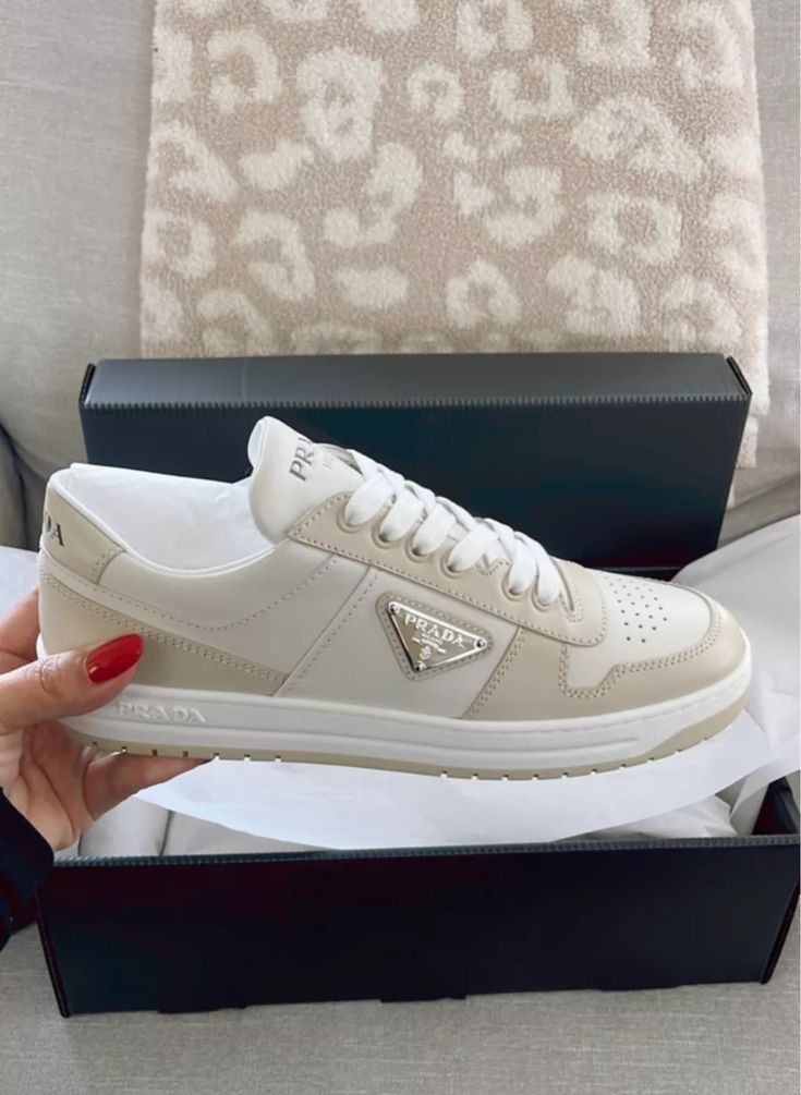 Prada Sneakers Women Outfit, Prada Sneakers Outfit, Prada Sneakers Women, Must Have Shoes For Women, Shoes For Women Trendy, Summer Shoes Sneakers, Europe Shopping, Expensive Sneakers, Cute Summer Shoes