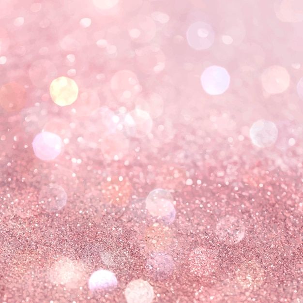 pink and gold glitter background with lots of small circles on the top, in soft focus