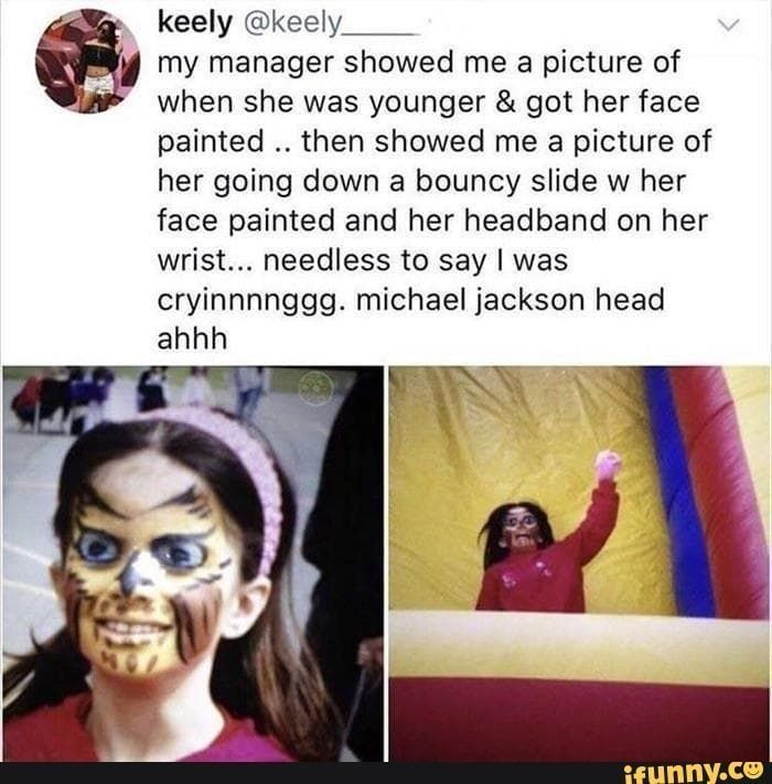 a girl with her face painted like a clown