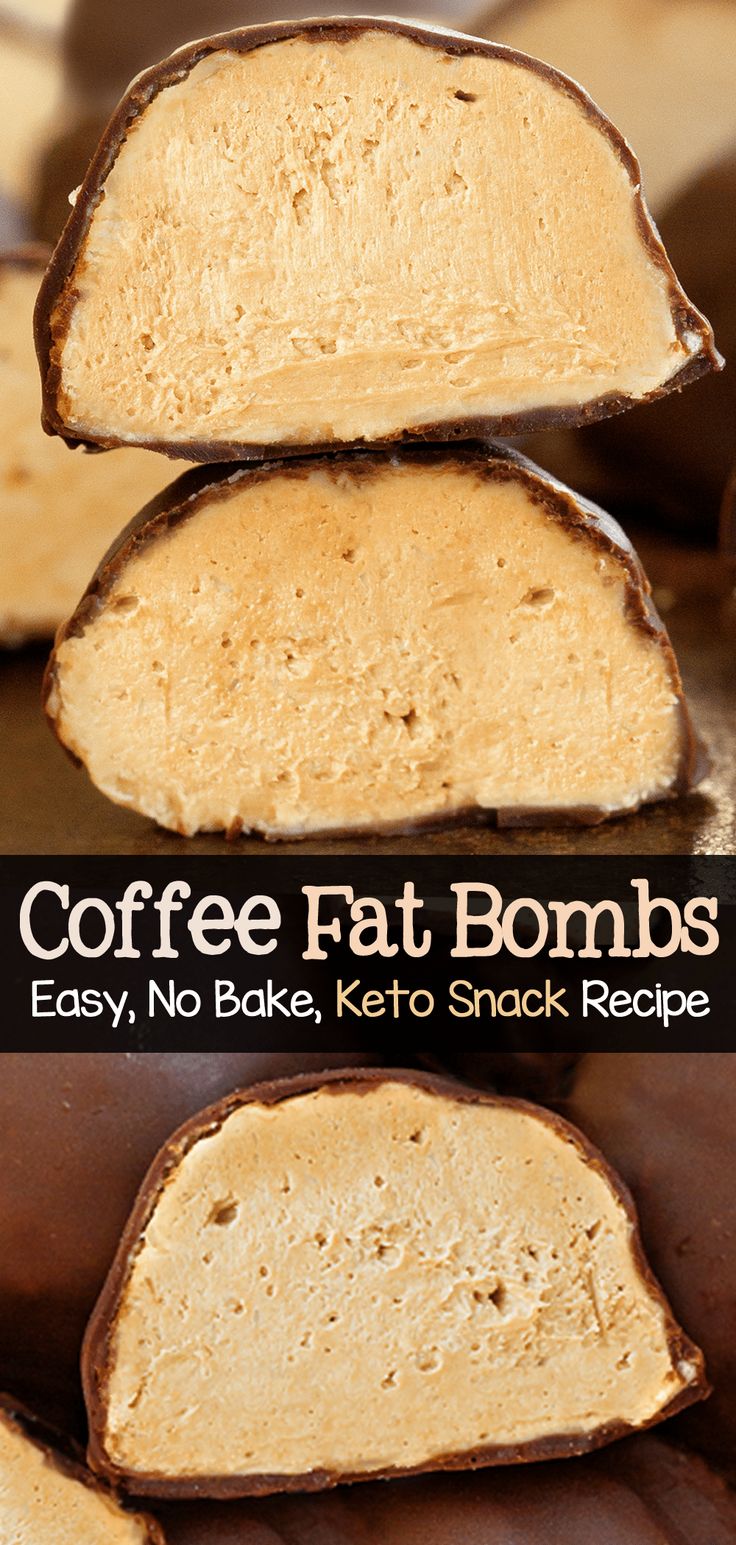 Keto Snack Coffee Fat Bombs Dolce Poche Calorie, Cream Cheese Ball, Low Carb Backen, Desserts Keto, Postre Keto, Keto Cream, Keto Snack, Fat Bomb Recipe, Diet Breakfast Recipes