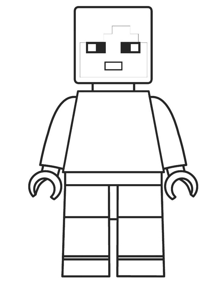 Kolorowanka Lego Minecraft | Lego ninjago, Lego, Ninjago coloring pages