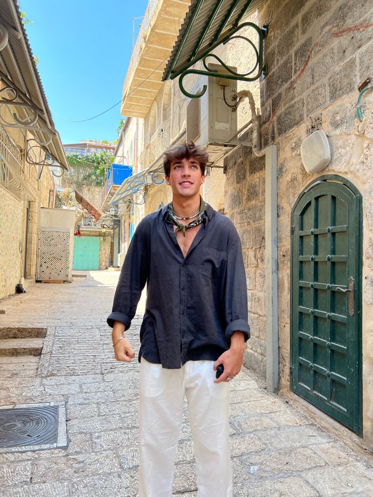 Greece Man Aesthetic, Europe Summer 2024 Outfits Men, Mykonos Outfit Summer Men, Europe Aesthetic Outfit Men, Greece Outfit Aesthetic Men, Europe Style Outfits Men, Greece Guys Outfit, Greece Men Aesthetic, Man Greece Outfit