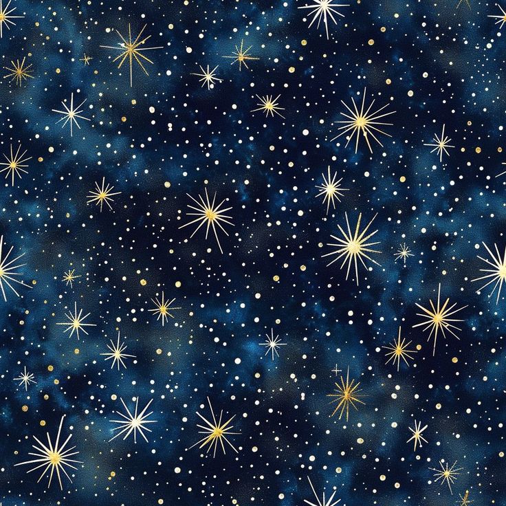 Xyla Wallpaper - Painted Paper Celestial Wallpaper, Cosmic Landscape, Ipad Picture, Storybook House, Space Bedroom, Art Landscapes, Pattern Repeat, The Night Sky, Star Sky