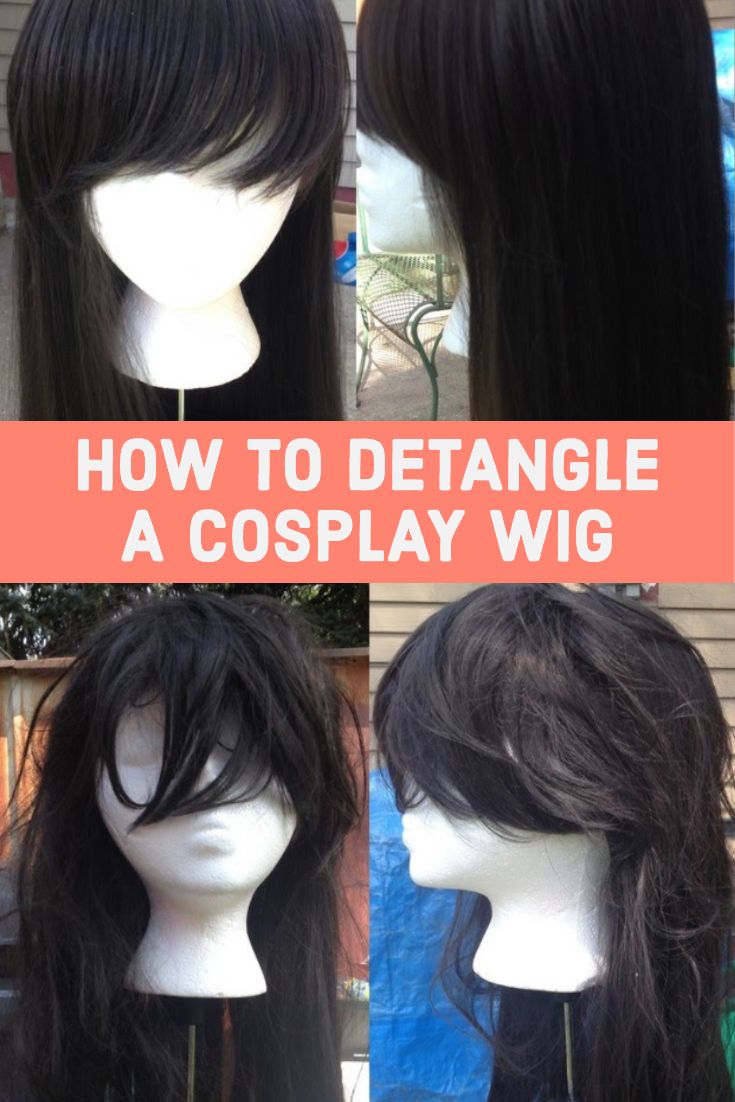 How To Detangle A Wig, Cosplay Wig Tips, Cosplay Tips For Beginners, Cosplay For Beginners, Disney Customes, Cosplay Tricks, Wig Maintenance, Cosplay Wig Tutorial, Len Cosplay