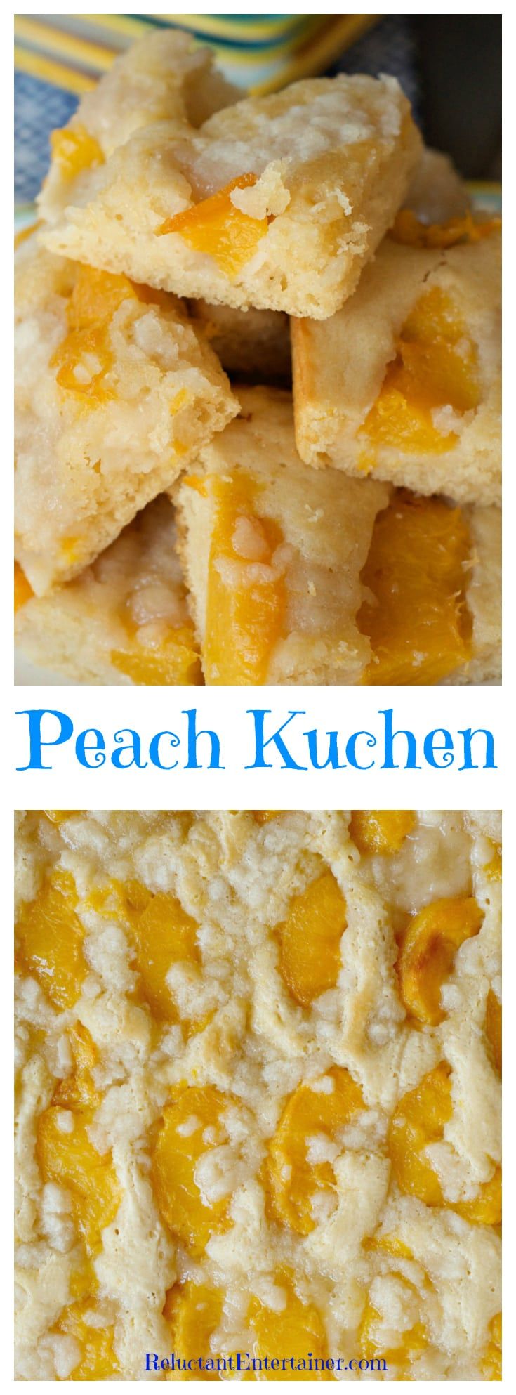 peach kuchen is an easy dessert made with fresh peaches and coconut milk it's the perfect summer treat