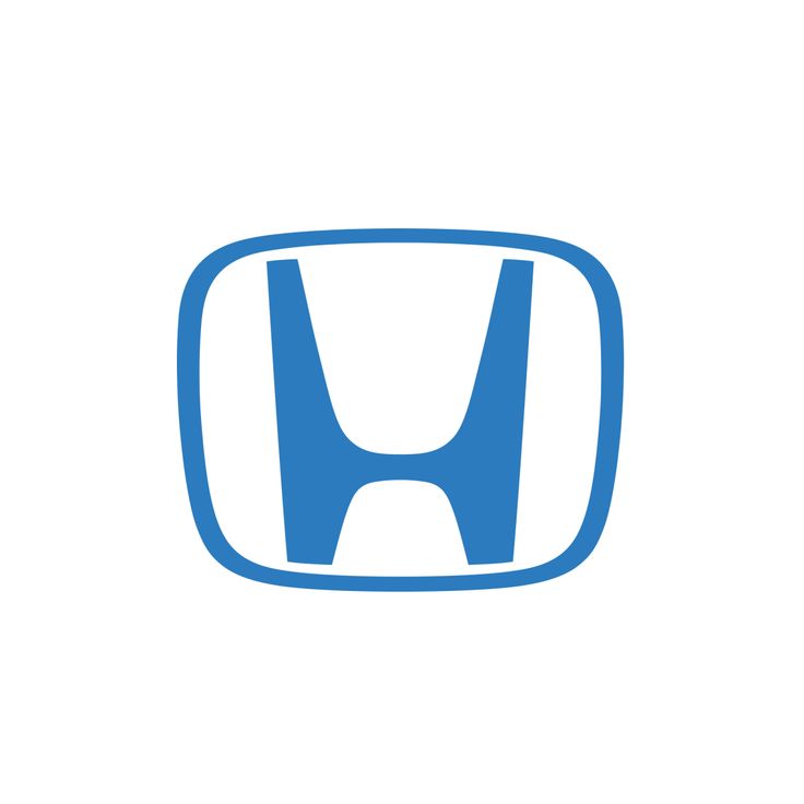 the honda logo is shown in blue on a white background, and it appears to be an emblem