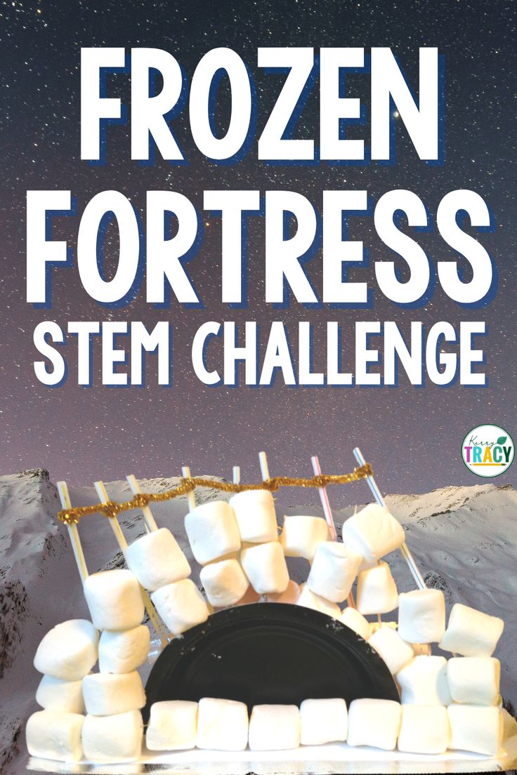 The Frozen Fortress STEM Challenge is a ton of rigorous fun, and it's the perfect winter activity to keep students engaged! Don't worry, there are ways to manage this with social distance and distance learning. Click through to the blog and check out the video walk-throughs for a normal year and pandemic modifications! Marshmallow Stem Challenge, Stem Challenges Middle School, Winter Stem Challenges, Christmas Stem Activities, Winter Stem, Science Lessons Elementary, Stem Club, Elementary Stem Activities, Elementary Science Activities