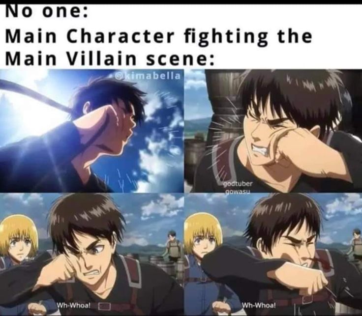 Anime To Watch, Attack On Titan Series, Best Memes Ever, Aot Memes, Anime Mems, Attack On Titan Funny, Anime Funny Moments, Bff Photoshoot Poses, Eren Yeager