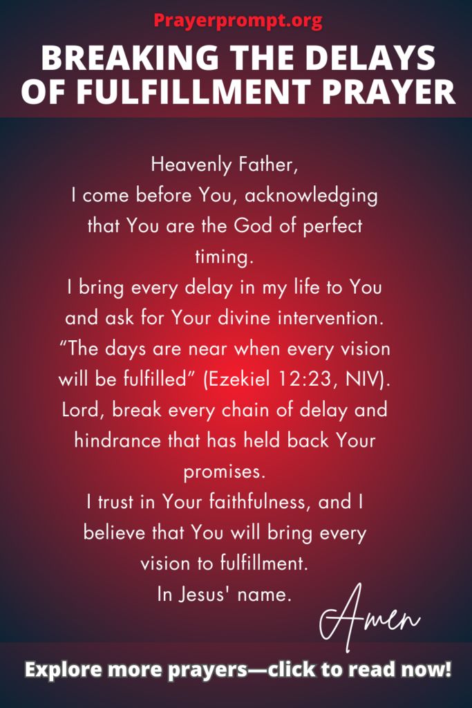 Breaking the Delays of Fulfillment Prayer For Deliverance, Prayer For A Job, Better Attitude, Prayer For Prosperity, Pray Daily, Financial Prayers, Lent Prayers, Prayer Ideas, Financial Blessings