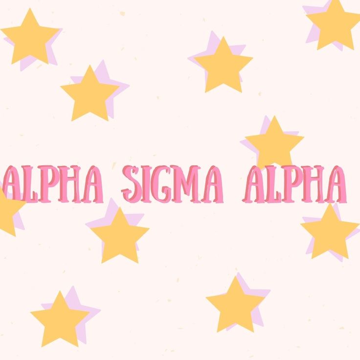 Graphic design, star, stars, yellow, purple, alpha sigma alpha, sorority, greek life Alpha Gam Paintings, Alpha Sigma Alpha Graphics, Alpha Sigma Tau Graphics, Tri Sigma Graphic, Zeta Tau Alpha Graphic, Clipboard Ideas, Sorority Pins, Alpha Designs, Alpha Sigma Tau