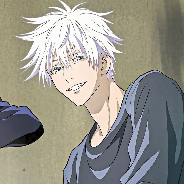 gojo satoru official art White Hair, Jujutsu Kaisen, Anime Character, Jujutsu, Blue Eyes, Hair, Anime, Blue, White