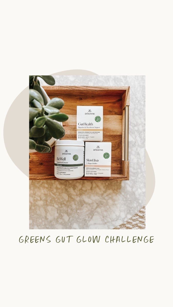 green's gutt - glum challenge box with three products in it