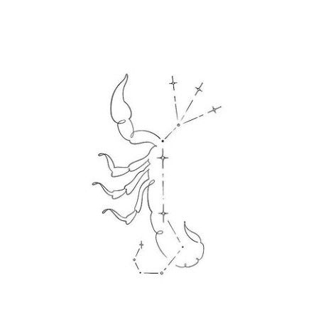 the zodiac sign sagith is drawn in black and white on a white background