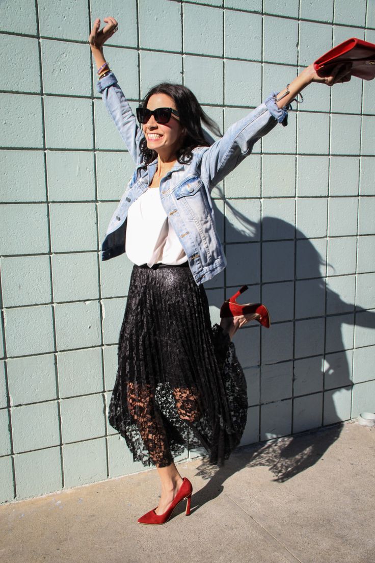 Black Lace Skirt Outfit Ideas Part 1: Dance Baby Dance http://curatedcool.com/black-lace-skirt-outfit-ideas #freepeople #aldo #dior #vince Camuto #cheap monday #celine #lace #blacklace Black Lace Skirt Outfit Ideas, Lace Skirt Outfit Ideas, Lace Midi Skirt Outfit, Black Lace Skirt Outfit, Lace Skirt Outfit, Indie Outfits Summer, Black Skirt Outfits, Skirt Outfit Ideas, Black Lace Skirt