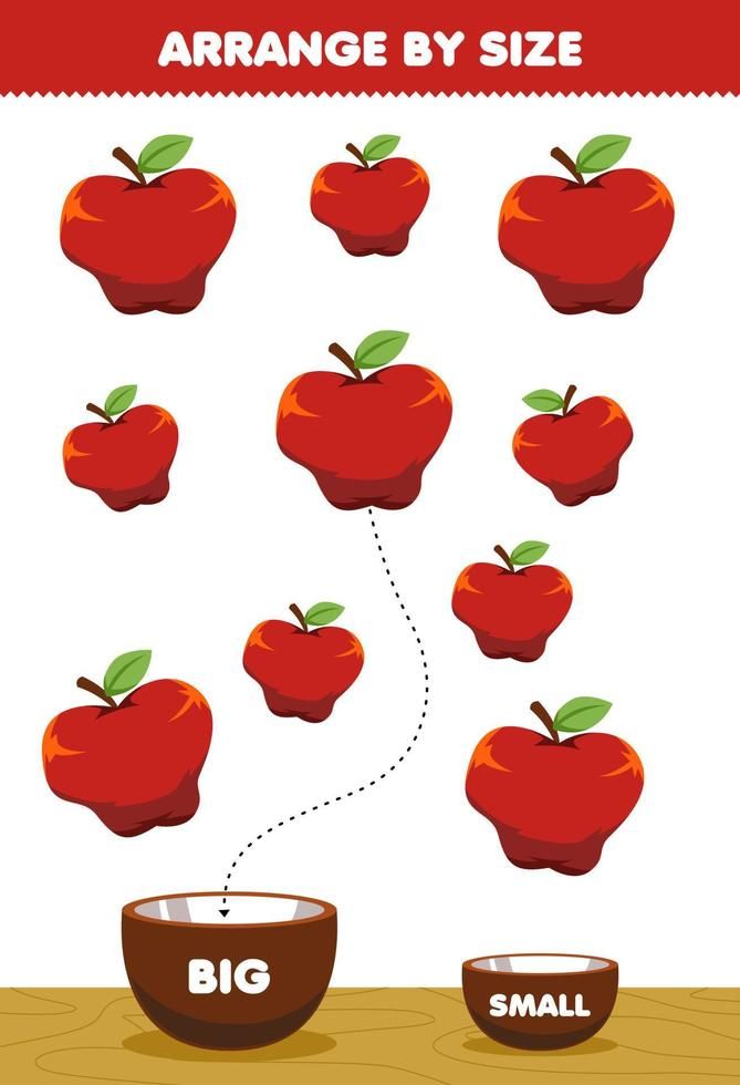 an apple matching game for kids to learn how to count the apples in each bowl