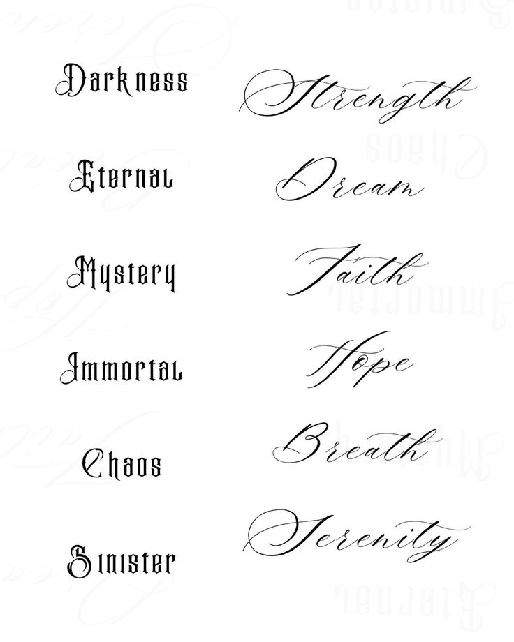 some type of calligraphy that is in different font styles and colors, with the words written