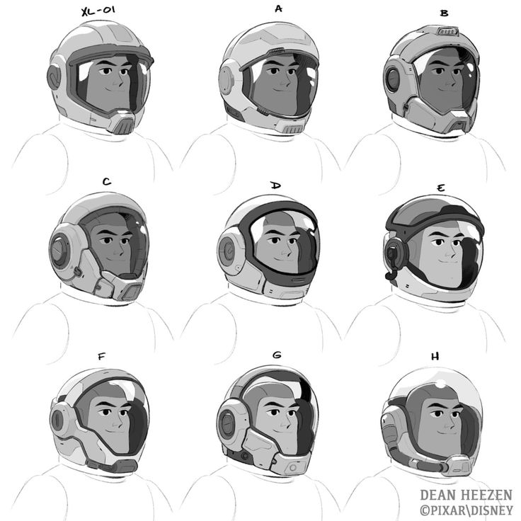 an image of some monkey heads and helmets