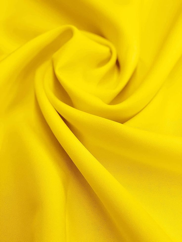 60'' Poly Poplin Polyester Superior Quality Fabric by the Yard - YELLOW  FREE SHIPPING Country of Origin: Made in Taiwan Width: 60" wide Length: Sold by the yard Fabric content: 100% Polyester Multiple yards purchased will be shipped as 1 continuous piece. The Poly Poplin/Polyester fabric is used in a wide range of products including Apparel, Home Decor items such as tablecloths, table napkins, drapes/curtain panels, lining and many other uses. The fabric is wrinkle free and easy to take care wi Fabric Yellow, Cheap Traditional Yellow Fabric, Mardi Gras Hats, Traditional Yellow Cotton Fabric, Yellow Cotton Fabric With Geometric Pattern, Cheap Yellow Cotton Fabric, Yellow Clothes, Yellow Fabric, Green Satin