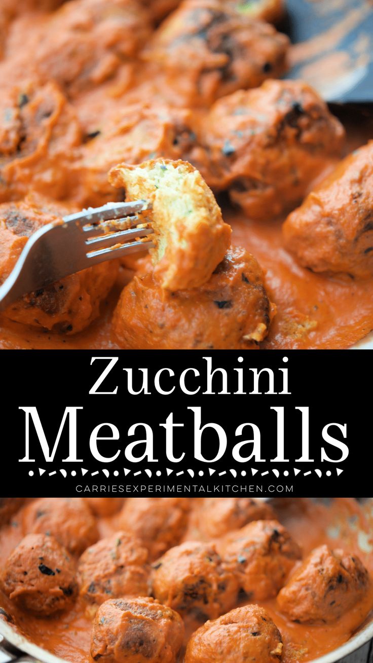 a plate full of meatballs and sauce with a fork in it