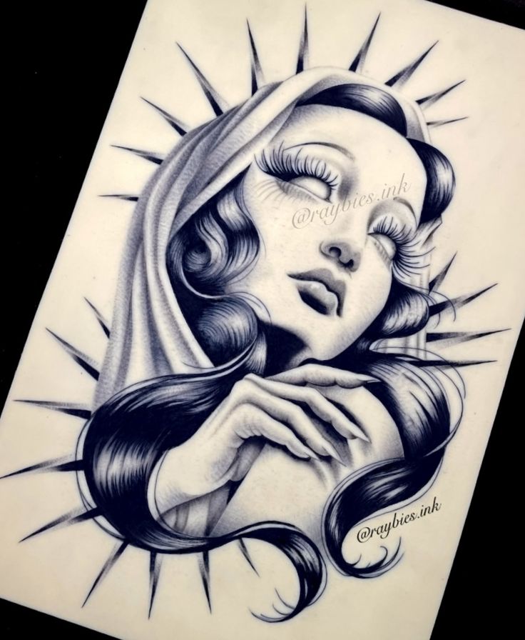 Chicano art tattoo Tattoos Cool, Chicanas Tattoo, Earthy Tattoos, Tattoos Cute, Places For Tattoos, Tattoo Cute, Cute Hand Tattoos, Chicano Style Tattoo, Cholo Art