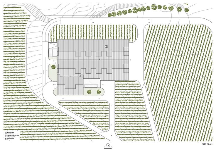 an aerial view of the site plan