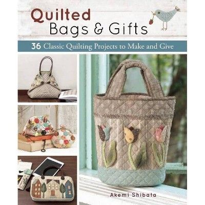 the book is shown with pictures of handbags and purses