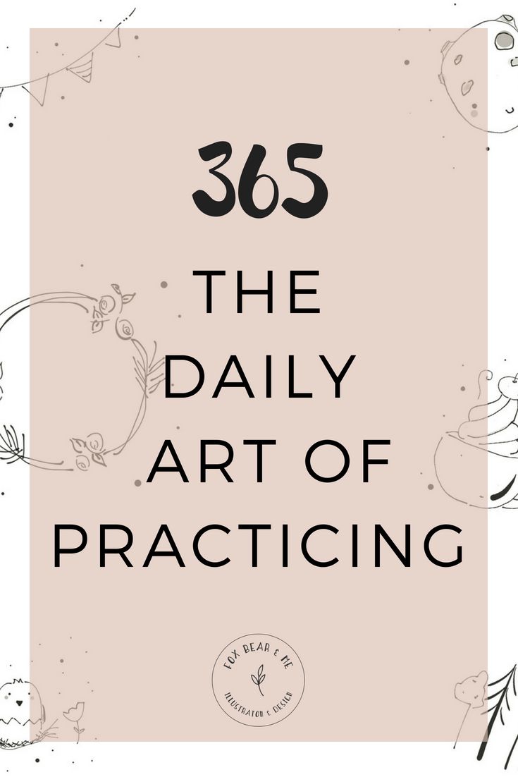 the cover of 365 the daily art of practicing