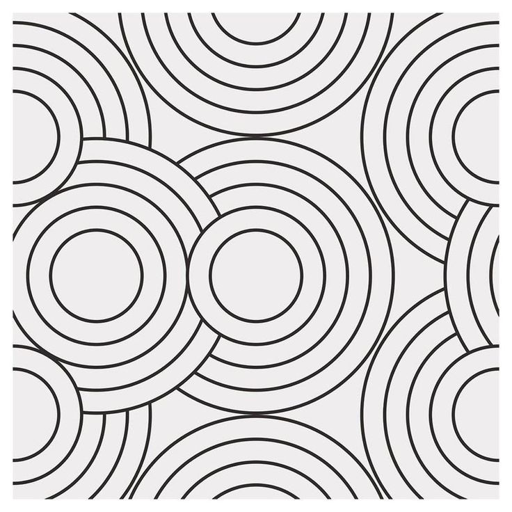 an abstract black and white pattern with circles