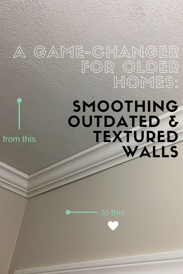 an image of a ceiling with text describing how to fix the molding and textured walls