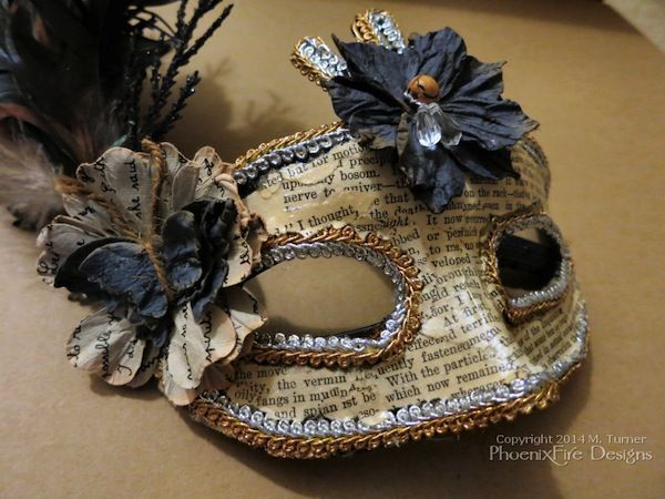 DIY Diction-Fairy and Beyond: Halloween Costumes You Can Make Out of Books | Quirk Books : Publishers & Seekers of All Things Awesome Diy Masquerade Mask, Halloween Costumes You Can Make, Gold Masquerade Mask, Venice Mask, Ball Ideas, Mask Art, Allen Poe, Venetian Masks, Edgar Allen Poe