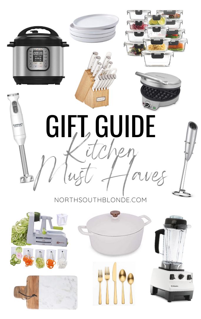 This holiday gift guide for the home chef or cook includes practical kitchen must haves for the foodie in your life this Christmas! Shopping Guide | Gift Ideas | Cooking | Kitchen Appliances | Kitchen Gadgets | Amazon | Affordable Gifts | Practical Gifts | Holidays | Food Lover | Foodie | Kitchen Lover | Culinary | Entertaining | Entertainer | Kitchen Cooking Appliances, Practical Kitchen, La Food, Real Moms, Kitchen Must Haves, Chopping Block, Food Favorites, Modern Mom, Food Heaven