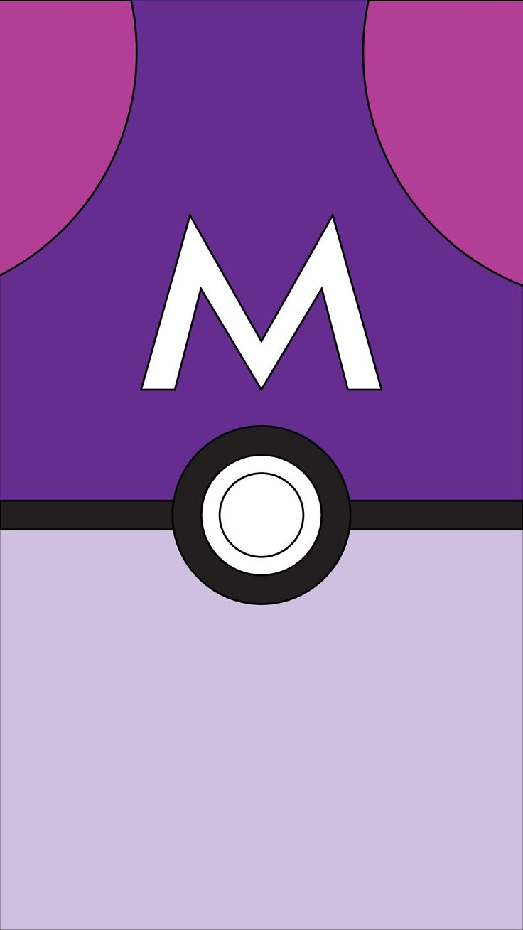 an image of a purple and black background with the letter m on it's face