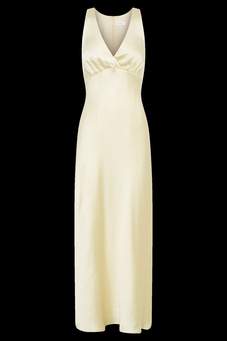 Classically chic.The MEGHAN Satin Maxi Dress epitomises timeless elegance and sophistication. Featuring a flattering V neckline and a discreet centre back invisible zip, this dress exudes understated charm and grace. Its maxi length adds a touch of allure, perfect for making a statement on any occasion. Enhanced with gathered under-bust detail, it ensures a flattering fit that complements your figure flawlessly. Lined for comfort, the Meghan dress is the epitome of effortless chic, allowing you Lemon Sorbet, Beige Dresses, Satin Maxi, Basic Dress, Satin Maxi Dress, Effortless Chic, Crepe Dress, V Neckline, Orange Dress