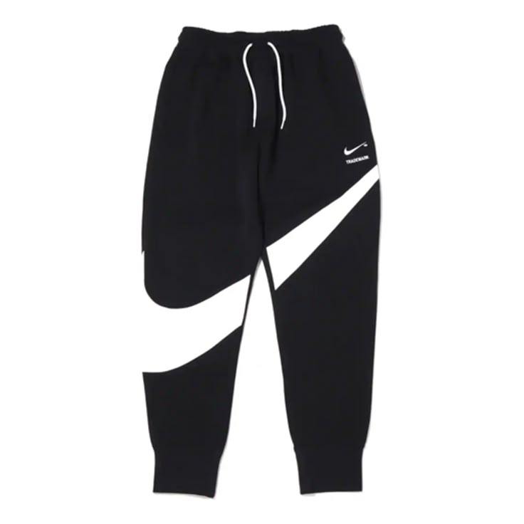 Nike Logo Black Sweat Pant Black Nike Pants, Nike Looks, Black And White Pants, Sweat Pant, Nike Sweatpants, Black Sweatpants, Sports Pants, Logo Black, White Pants