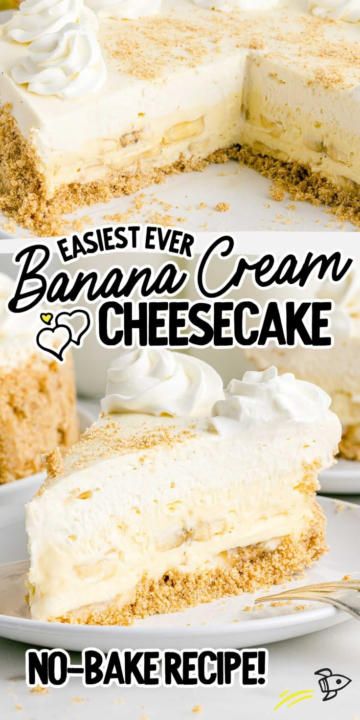 an easy and delicious no - bake cheesecake recipe that is perfect for dessert