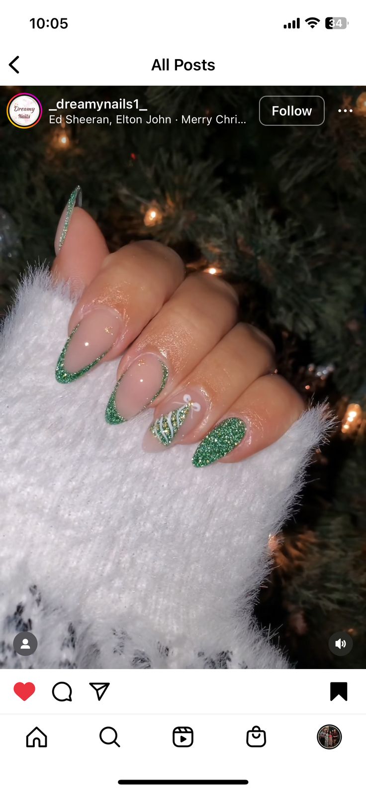 Nail Art Vert, Christmas Nails Glitter, Reflective Nails, Thanksgiving Nail Designs, Glitter Nails Acrylic, Pumpkin Nails, Snowflake Nails, Almond Acrylic Nails, Christmas Nails Acrylic