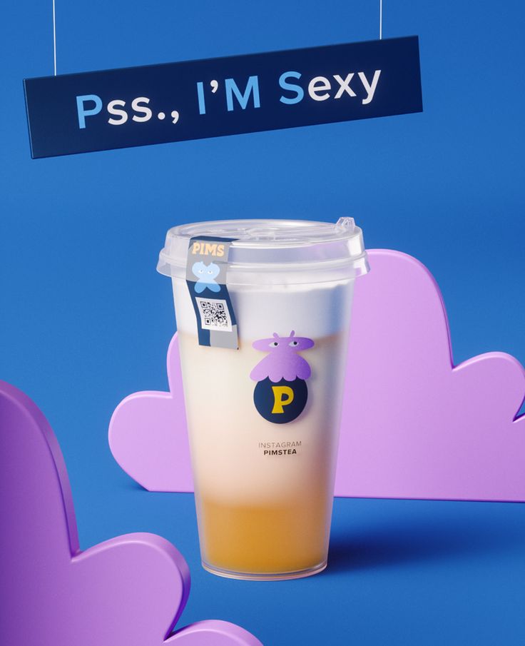 PIMS — Sexy Tea on Behance Tea Cafe, Drinks Brands, Food Ads, Tea Packaging, Dunkin Donuts Coffee Cup, Notes Design, Boba Tea, Branding Design Inspiration, Luxury Logo