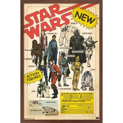 the cover to star wars new action figures