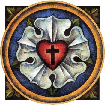 a painting of a heart with a cross on it