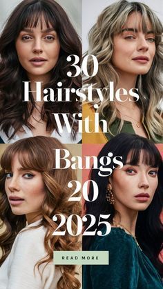 Half Moon Bangs Long Hair, Hairstyles For Medium Length Hair Elegant, Boho Bangs Hairstyle, Middle Part Fringe Bangs, Long Bangs 2024 Trends, Bang Trend 2024, Hair Styles For Long Hair And Bangs, Easy To Style Bangs, Bangs For 2024