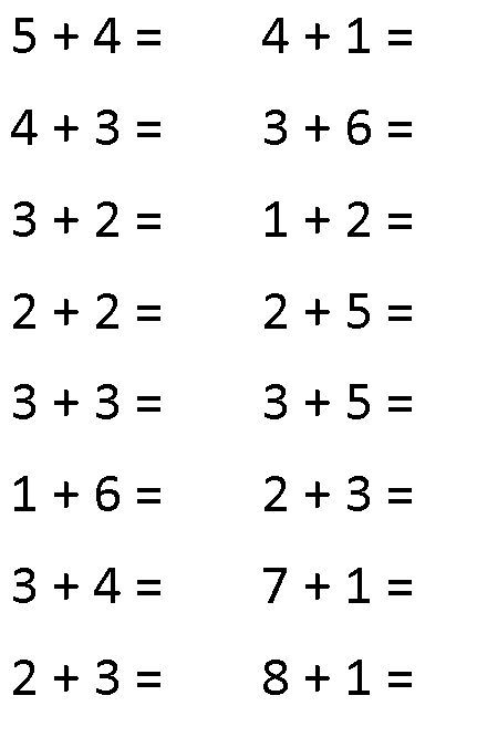 an addition worksheet with numbers and symbols to help kids learn how to use them