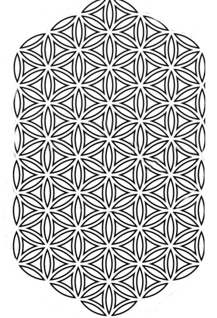 a black and white geometric design