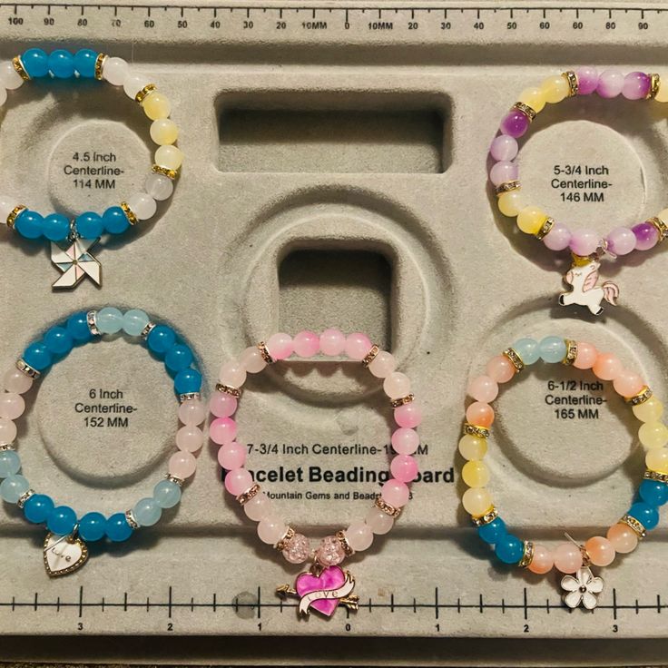 Kids Bracelets There All New Personalized Pink Bracelets For School, Cute Adjustable Assorted Color Jewelry, Cute Adjustable Assorted Jewelry, Cute Multicolor Jewelry For School, Handmade Pink Jewelry For School, Mom Bracelet, Bracelet Inspiration, Moms Bracelet, Kids Bracelets