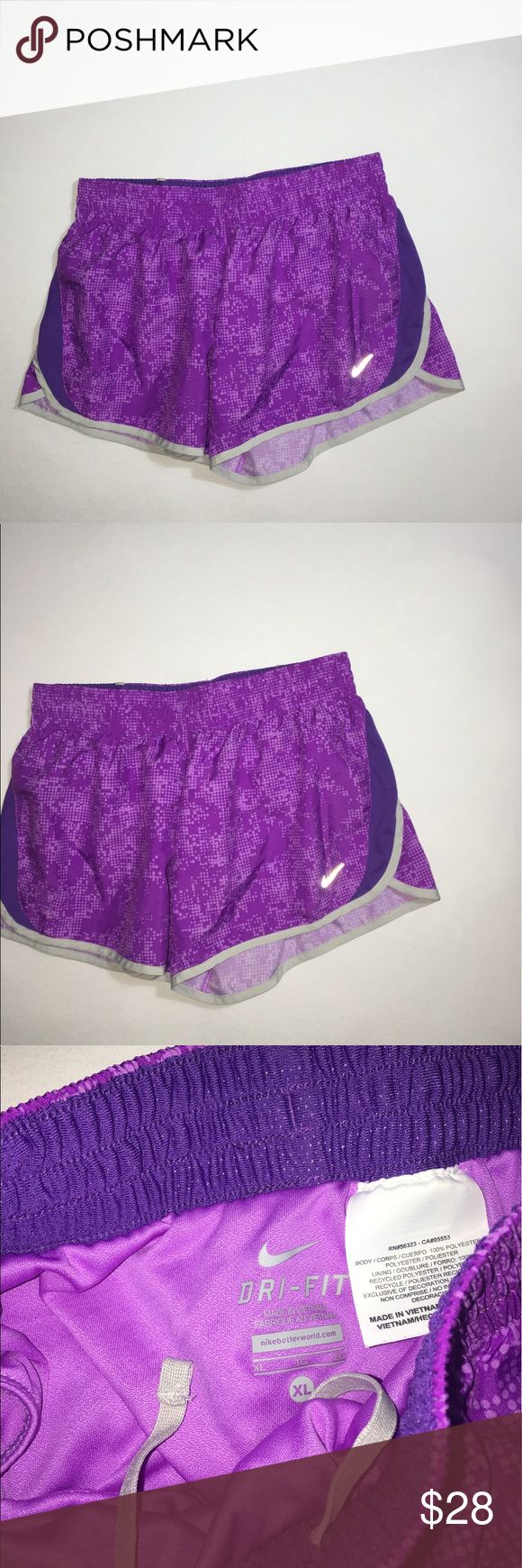 Purple Nike shorts In Good Condition. Nike Shorts Purple Nikes, Nike Shorts, Lace Shorts, Nike Women, Womens Shorts, Nike, Purple, Lace, Plus Outfits