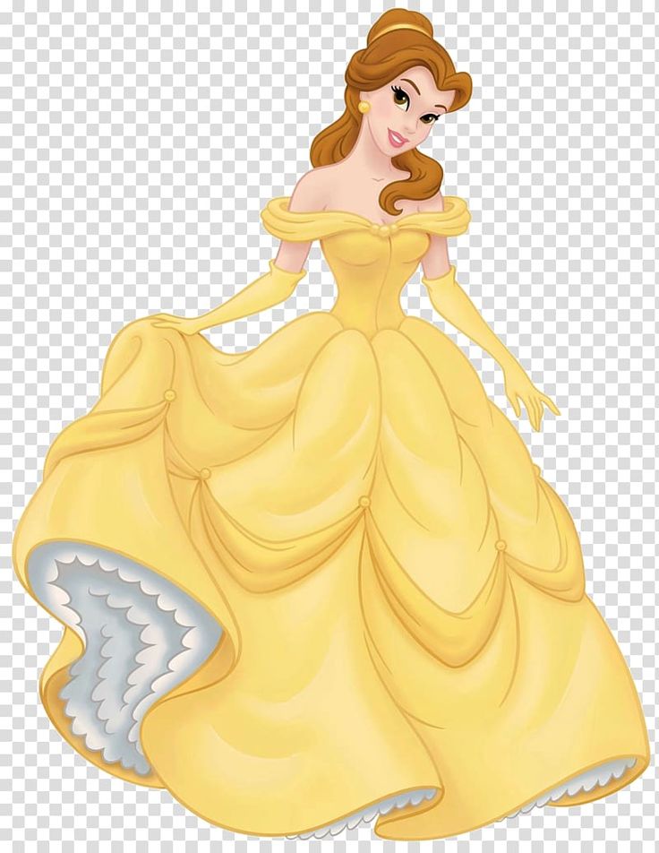 the princess from beauty and the beast in her yellow gown