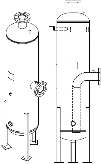 a drawing of a water heater and tank