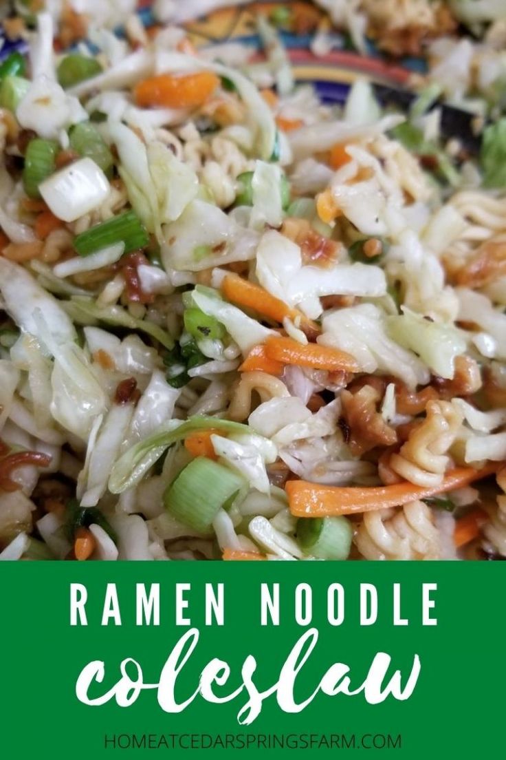 an image of ramen noodle coleslaw