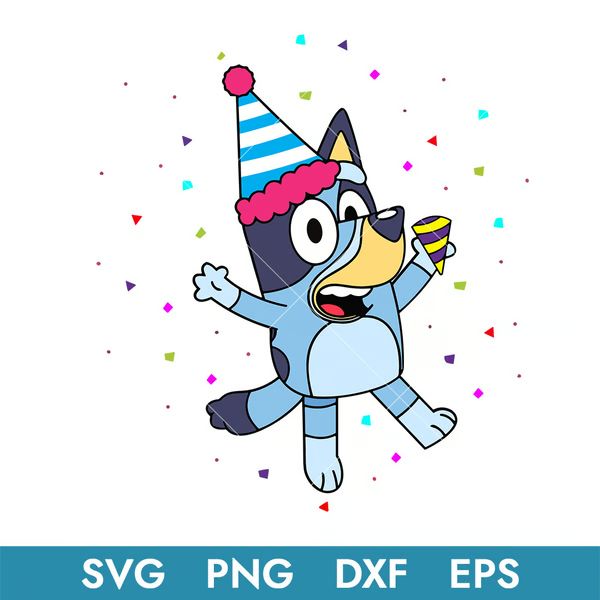 Bluey Birthday Party Svg, Bluey Birthday Svg, Bluey Svg, Png - Inspire ...